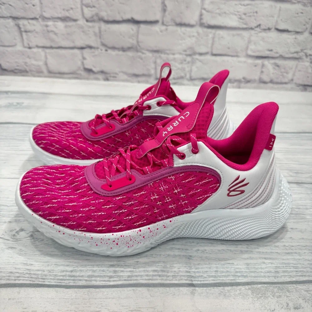 NEW Under Armour Curry 9 Team White Tropic‎ Pink 3025631-600 Mens US 14.5 EUR 49